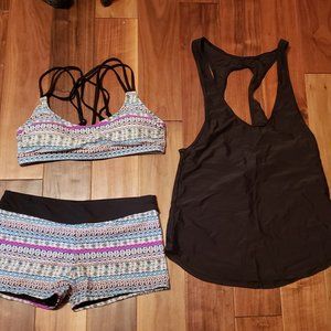 Sidefeel Tribal Printed 3 pc Tankini Boyshort